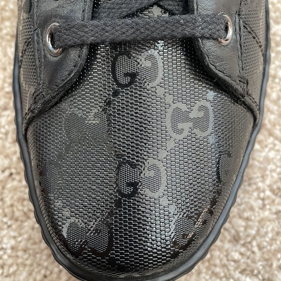 Men’s Gucci GG Guccissima Low Sneakers - Picture 2 of 9